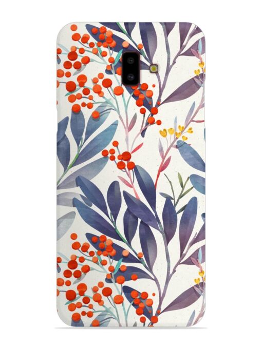 Seamless Floral Pattern Snap Case for Samsung Galaxy J6 Plus Zapvi