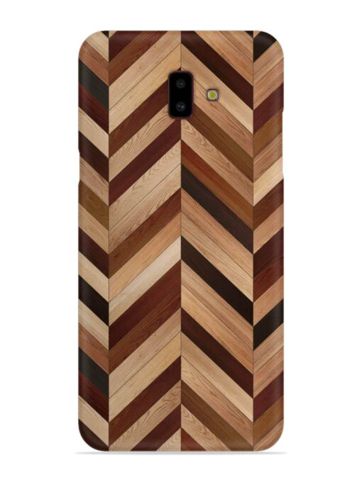 Seamless Wood Parquet Snap Case for Samsung Galaxy J6 Plus Zapvi