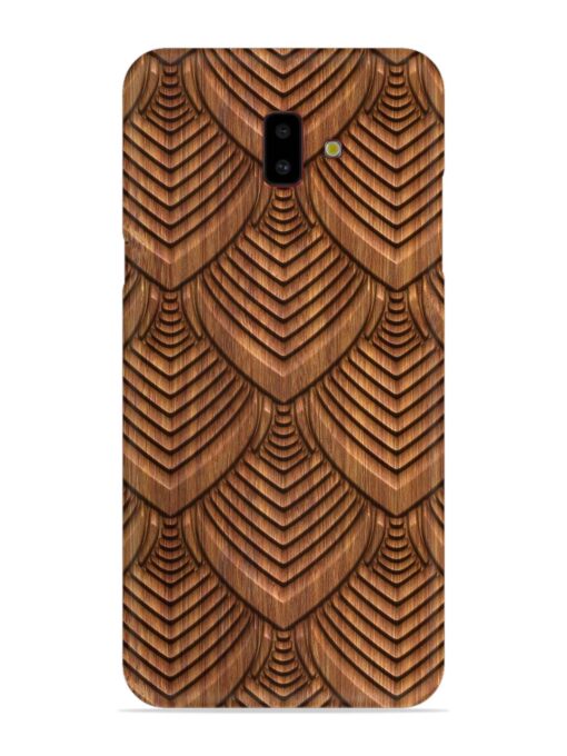 Carved Pattern On Snap Case for Samsung Galaxy J6 Plus Zapvi