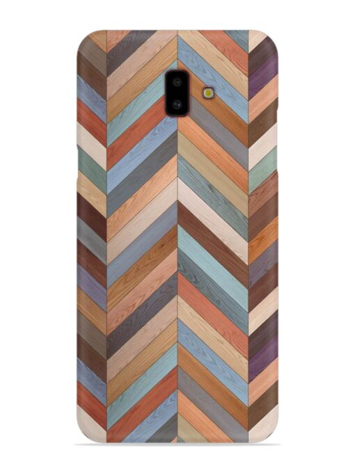 Seamless Wood Parquet Snap Case for Samsung Galaxy J6 Plus Zapvi