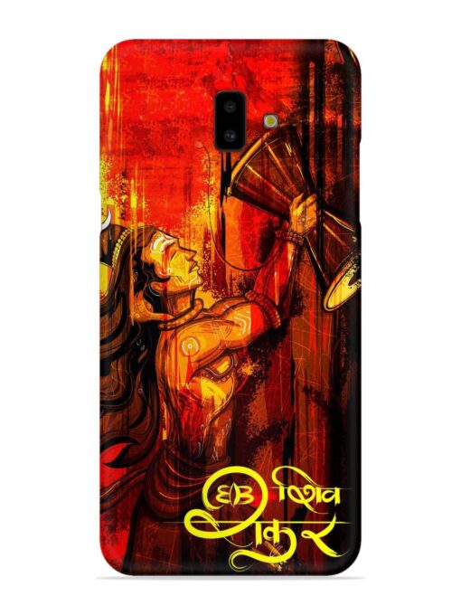 Illustration Lord Shiva Snap Case for Samsung Galaxy J6 Plus Zapvi