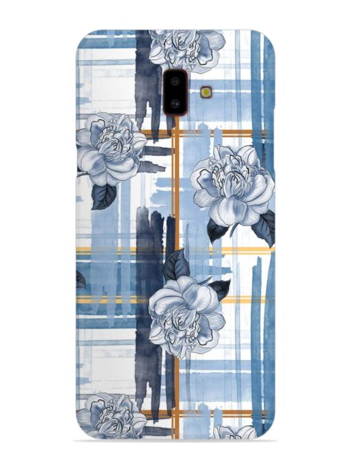 Watercolor Pattern Rose Snap Case for Samsung Galaxy J6 Plus Zapvi