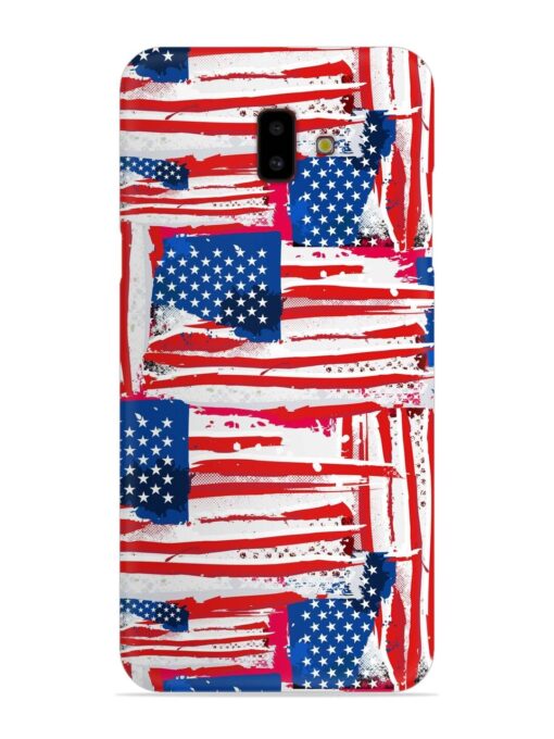 Usa Flag Seamless Snap Case for Samsung Galaxy J6 Plus Zapvi