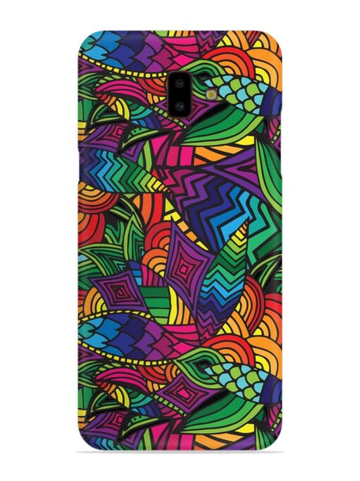 Abstract Multicolor Seamless Snap Case for Samsung Galaxy J6 Plus Zapvi