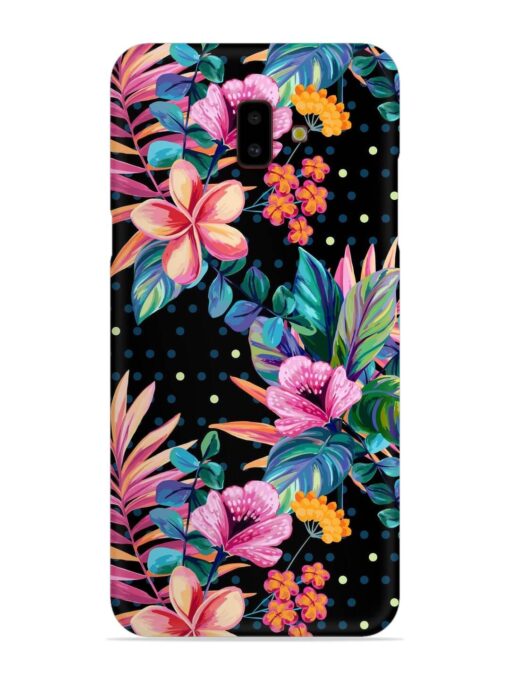 Seamless Floral Pattern Snap Case for Samsung Galaxy J6 Plus