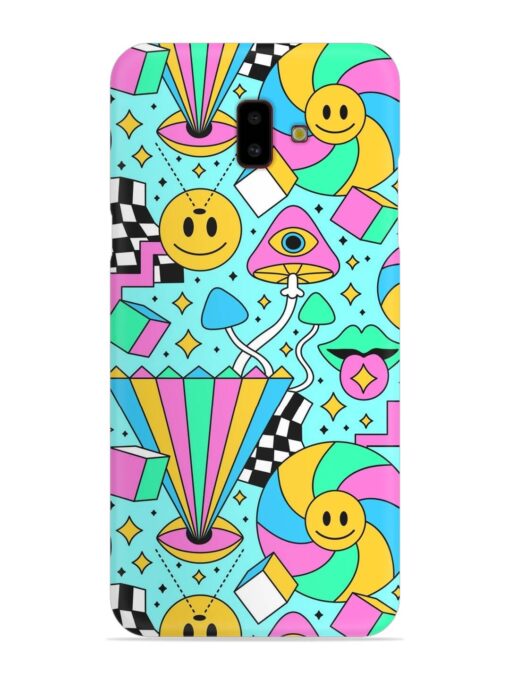 Trippy Rainbow 60S Snap Case for Samsung Galaxy J6 Plus