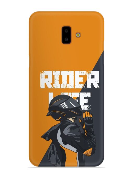 Rider Life Snap Case for Samsung Galaxy J6 Plus