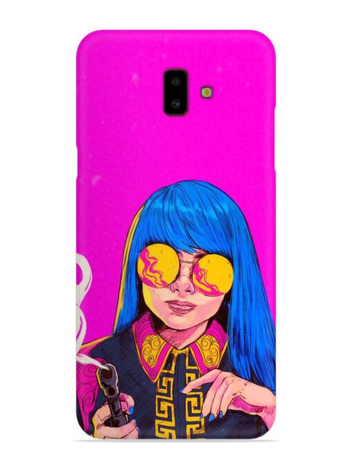 Aesthetic Anime Girl Snap Case for Samsung Galaxy J6 Plus