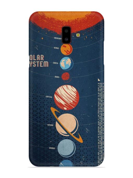 Solar System Vector Snap Case for Samsung Galaxy J6 Plus