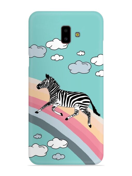 Running Zebra Snap Case for Samsung Galaxy J6 Plus