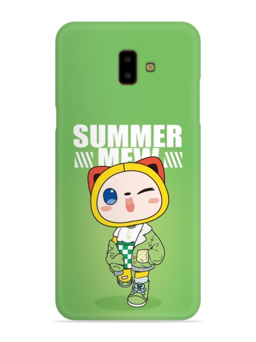 Summer Mew Snap Case for Samsung Galaxy J6 Plus