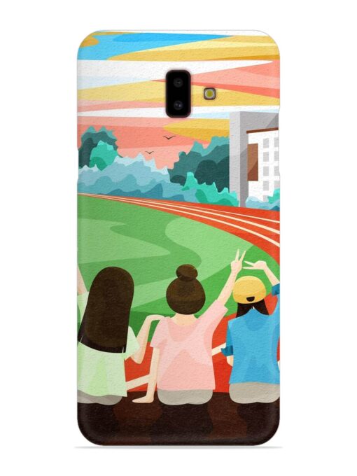 School Playground Snap Case for Samsung Galaxy J6 Plus