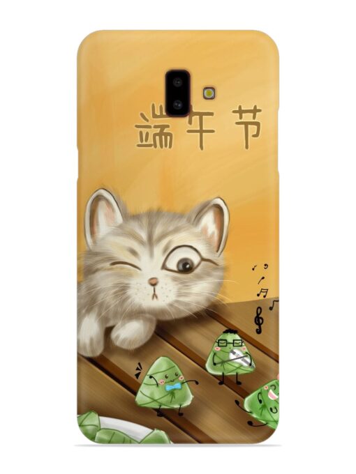 Cat Scorpion Dancing Snap Case for Samsung Galaxy J6 Plus