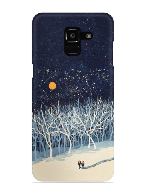 Full Moon Snowshoe Tour Snap Case for Samsung Galaxy J6 Prime