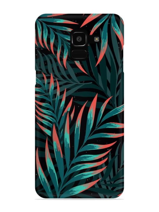 Green Leaf Art Snap Case for Samsung Galaxy J6 Prime