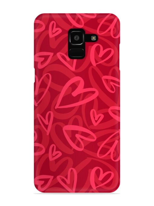 Seamless Romantic Pattern Snap Case for Samsung Galaxy J6 Prime