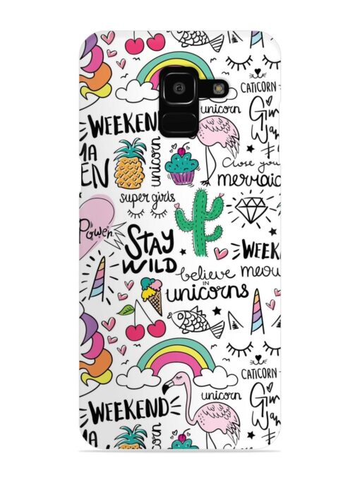 Unicorn Ice Cream Snap Case for Samsung Galaxy J6 Prime