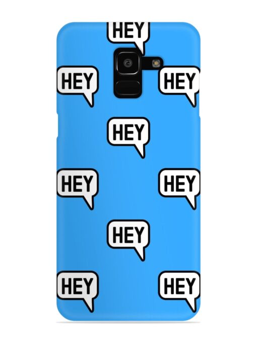 Hey Text Message Snap Case for Samsung Galaxy J6 Prime