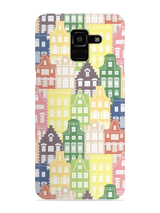 Seamless Shapes Pattern Snap Case for Samsung Galaxy J6 Prime Zapvi