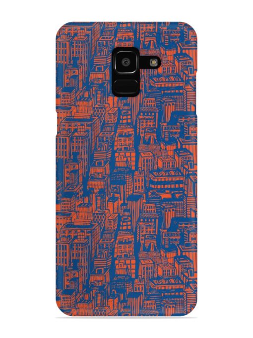 Hand Drawn Seamless Snap Case for Samsung Galaxy J6 Prime