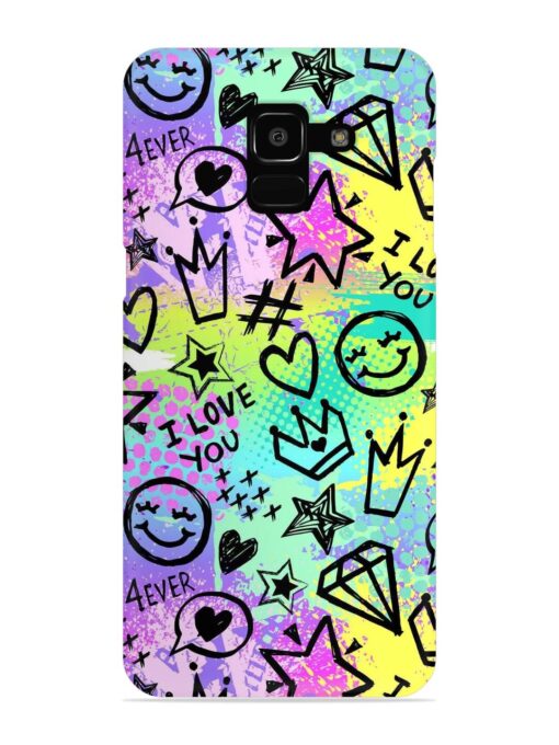 Bright Seamless Pattern Snap Case for Samsung Galaxy J6 Prime