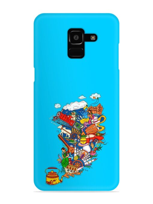 Vector Design Indian Snap Case for Samsung Galaxy J6 Prime Zapvi