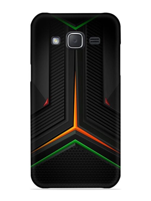 Orange Triangle Light Snap Case for Samsung Galaxy J7 (2015)