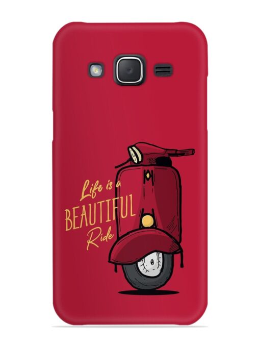 Life Is Beautiful Rides Snap Case for Samsung Galaxy J7 (2015) Zapvi