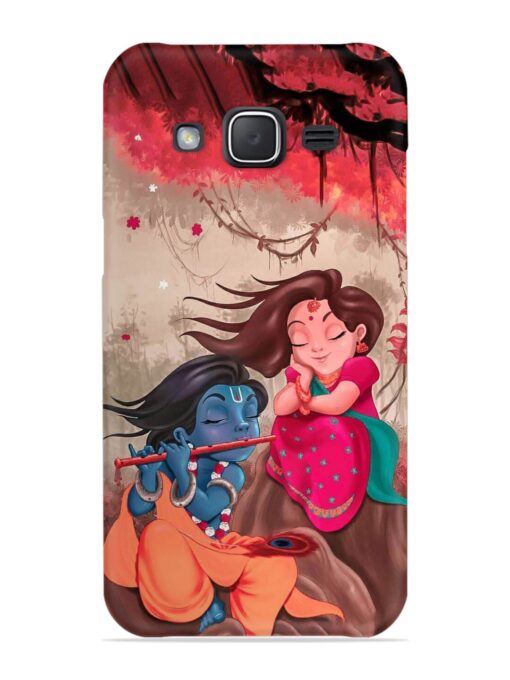 Radhe Krishna Water Art Snap Case for Samsung Galaxy J7 (2015)