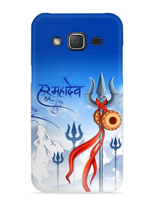 Har Har Mahadev Trishul Snap Case for Samsung Galaxy J7 (2015)