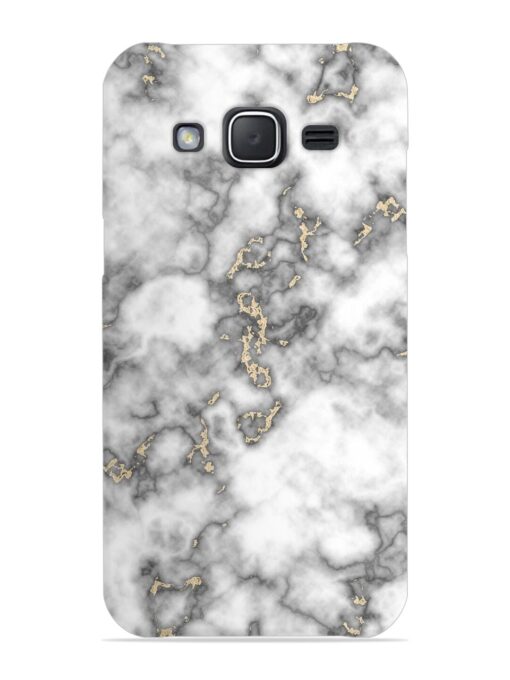 Gray And Gold Marble Snap Case for Samsung Galaxy J7 (2015)