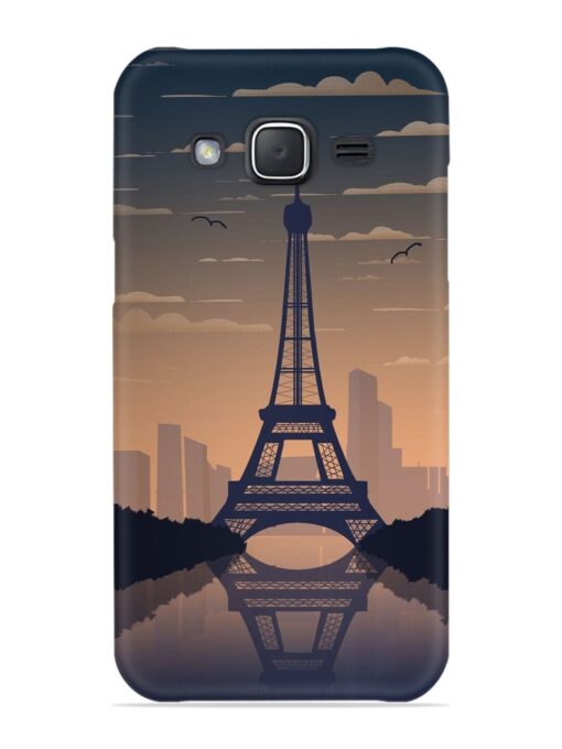 France Paris Eiffel Tower Gradient Snap Case for Samsung Galaxy J7 (2015)