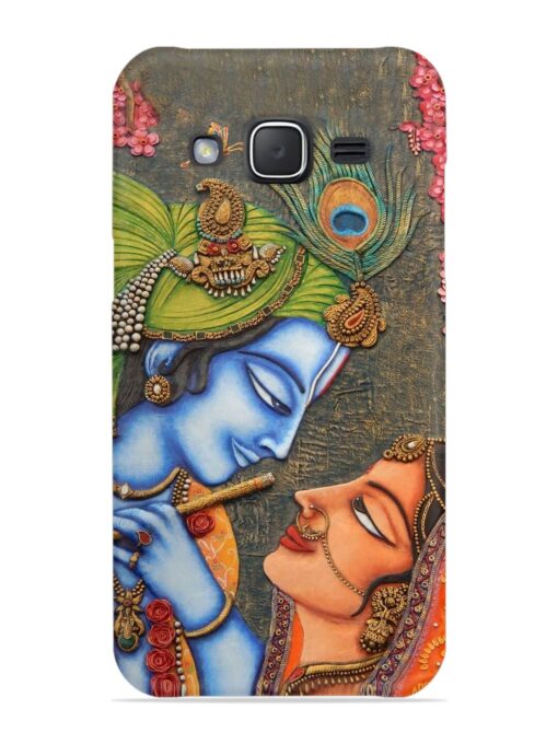 Lord Radha Krishna Flute Art Snap Case for Samsung Galaxy J7 (2015) Zapvi