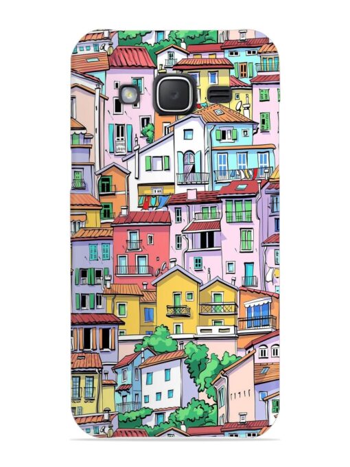 Europe Old Town Snap Case for Samsung Galaxy J7 (2015)