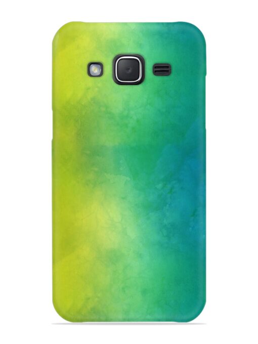 Yellow Green Gradient Snap Case for Samsung Galaxy J7 (2015) Zapvi