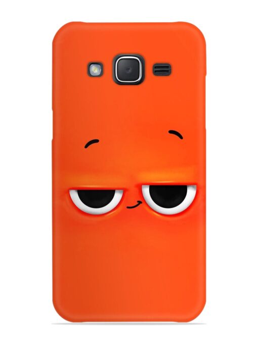 Smiley Face Snap Case for Samsung Galaxy J7 (2015) Zapvi