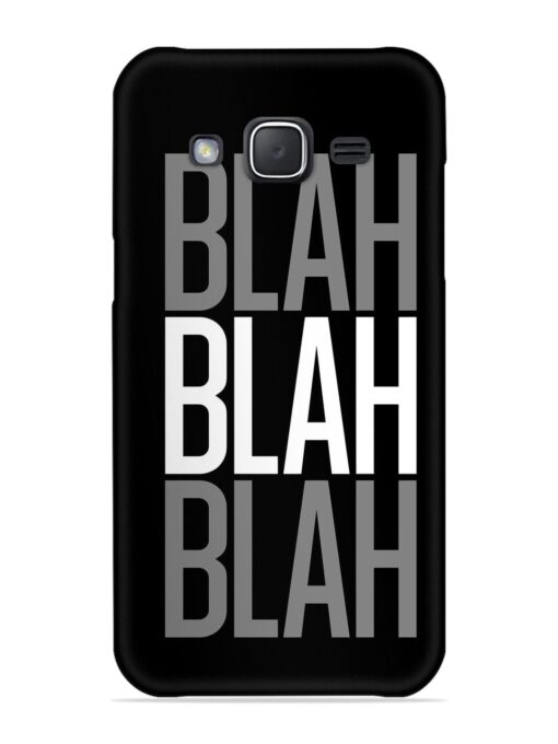 Blah Blah Blah Wallpaper Snap Case for Samsung Galaxy J7 (2015)