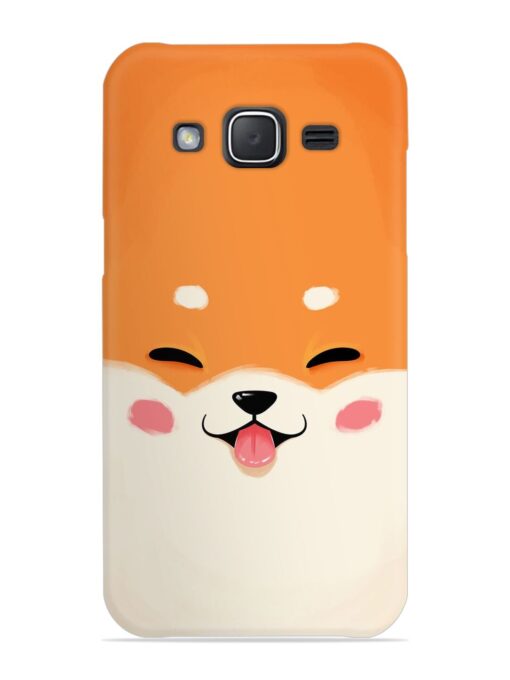 Happy Cat Art Snap Case for Samsung Galaxy J7 (2015) Zapvi