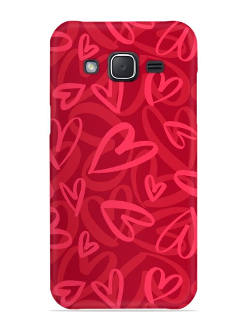 Seamless Romantic Pattern Snap Case for Samsung Galaxy J7 (2015) Zapvi