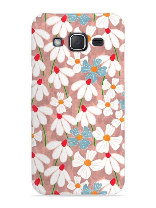 Abstract Petal Flowers Snap Case for Samsung Galaxy J7 (2015) Zapvi