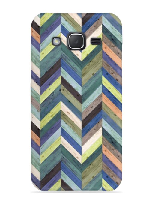 Chevron Random Color Snap Case for Samsung Galaxy J7 (2015) Zapvi