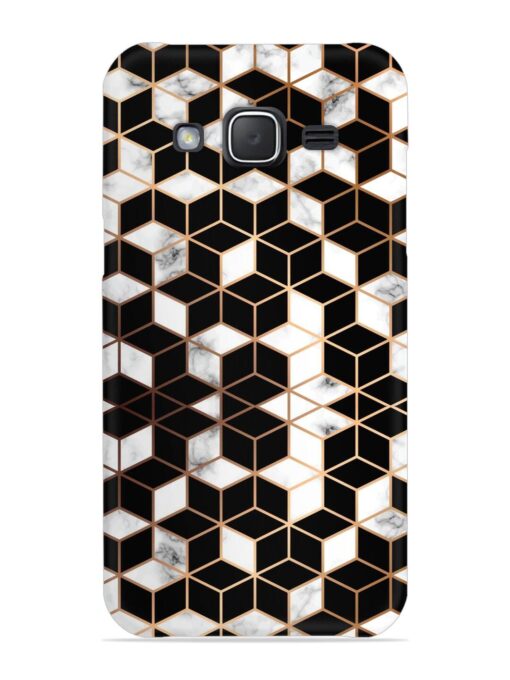 Vector Marble Texture Snap Case for Samsung Galaxy J7 (2015) Zapvi