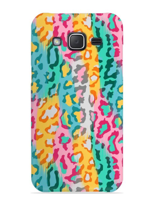 Seamless Vector Colorful Snap Case for Samsung Galaxy J7 (2015) Zapvi