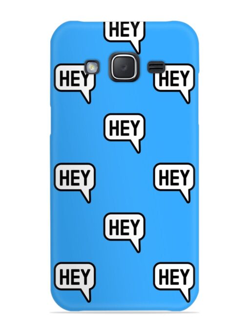 Hey Text Message Snap Case for Samsung Galaxy J7 (2015)