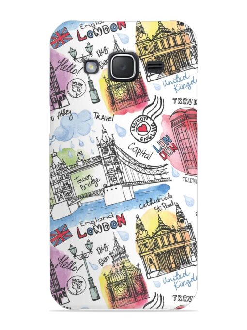 Vector London Landmark Snap Case for Samsung Galaxy J7 (2015)