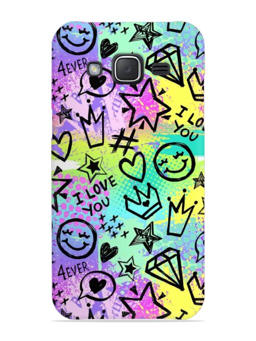 Bright Seamless Pattern Snap Case for Samsung Galaxy J7 (2015)