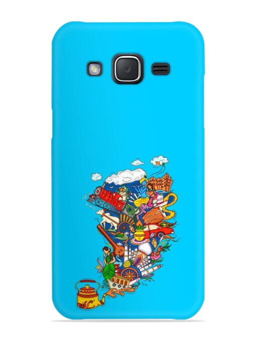 Vector Design Indian Snap Case for Samsung Galaxy J7 (2015) Zapvi