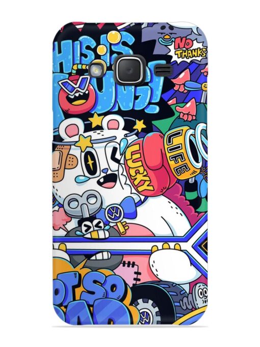 Universal Doodle Snap Case for Samsung Galaxy J7 (2015)