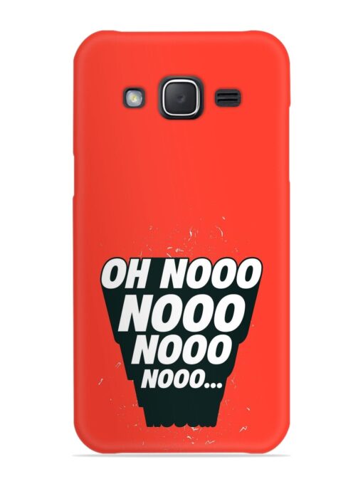 Oh Nooo Snap Case for Samsung Galaxy J7 (2015) Zapvi