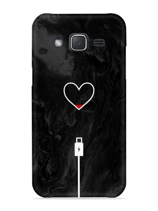 Heart Charging Vector Snap Case for Samsung Galaxy J7 (2015)